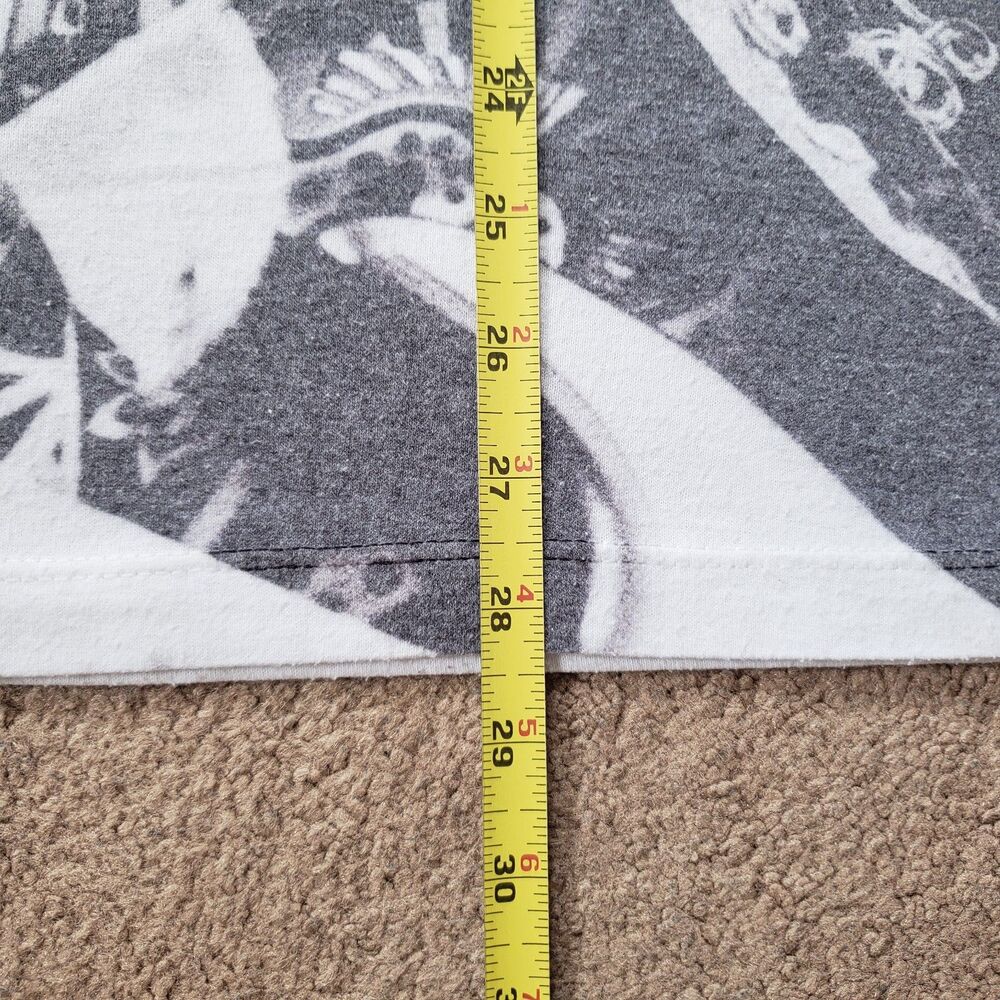 2013 Jimi Hendrix All Over Print Sz XL USA Made Officially Licensed T-Shirt AOP - Picture 5 of 7